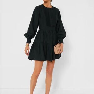 Hyacinth House Amie Mini Dress Black Long Sleeve Size M NWT
